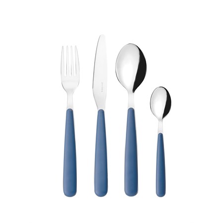 set 24 posate pop blu navy
